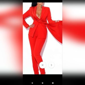 Miss circle red PANTS ONLY size 0